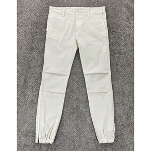 NWOT Nili Lotan Cream Military Track Pants, Size 2. Pristine Condition.